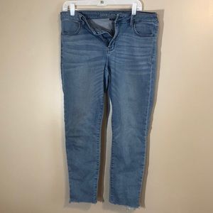 American Eagle Blue Skinny Jeans